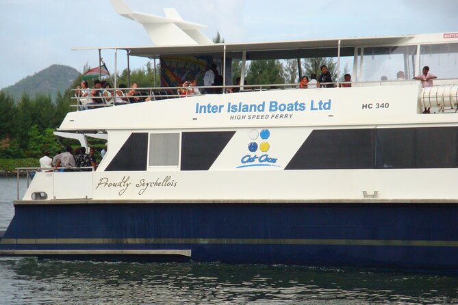 Cat Cocos: La Digue to Mahe Island Fast Ferry - Boat comfort, seating, and weather