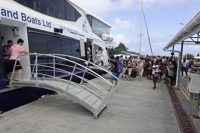 Cat Cocos: Praslin Island to Mahe Island Fast Ferry - Changing dates and reading the cancellation terms