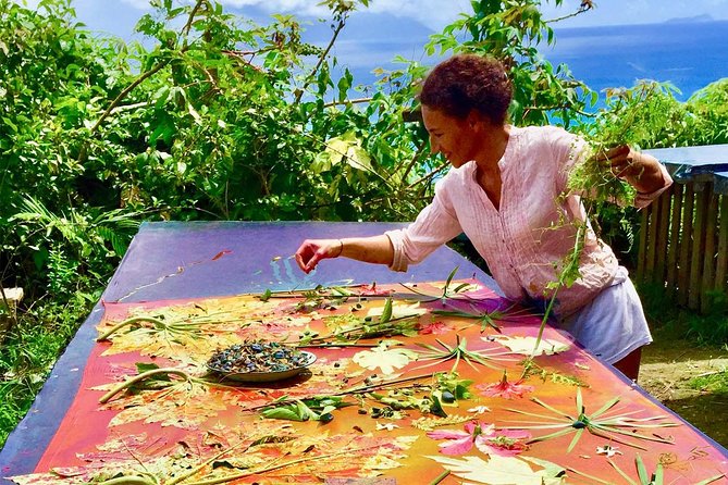 Learn the Traditional Seychelles Art of Sun Printing with Local Textile Designer - Learning the Seychelles method of sun printing