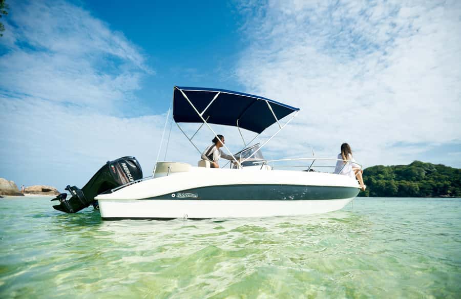 Mahe Island Private Boat Rental ~ Captain Your Own Adventure - A Small Boat With Room for Your Own Plan