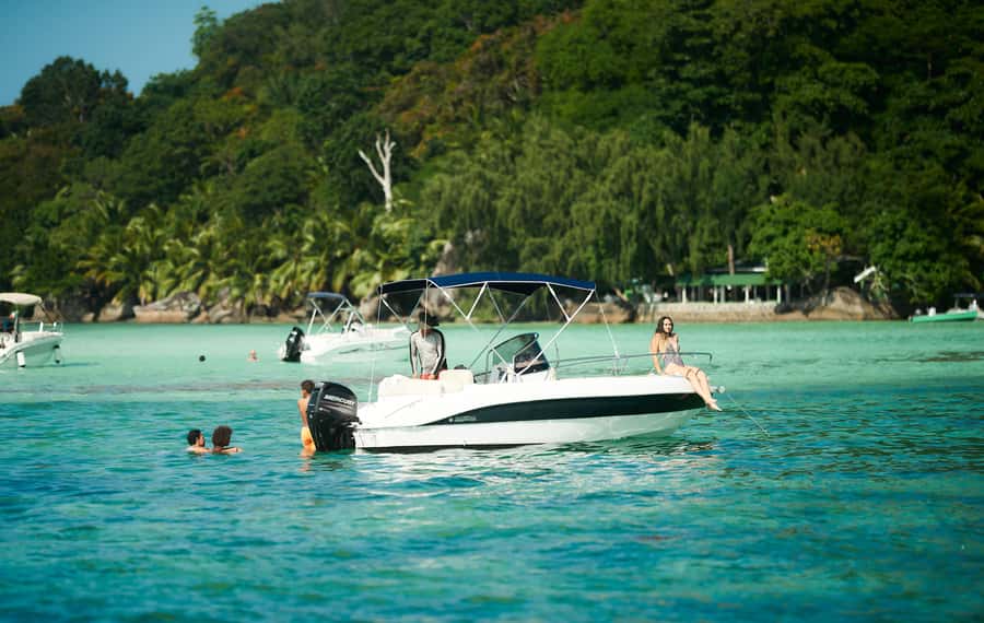 Mahe Island Private Boat Rental ~ Captain Your Own Adventure - Saint-Anne Marine National Park and the Snorkeling Stops